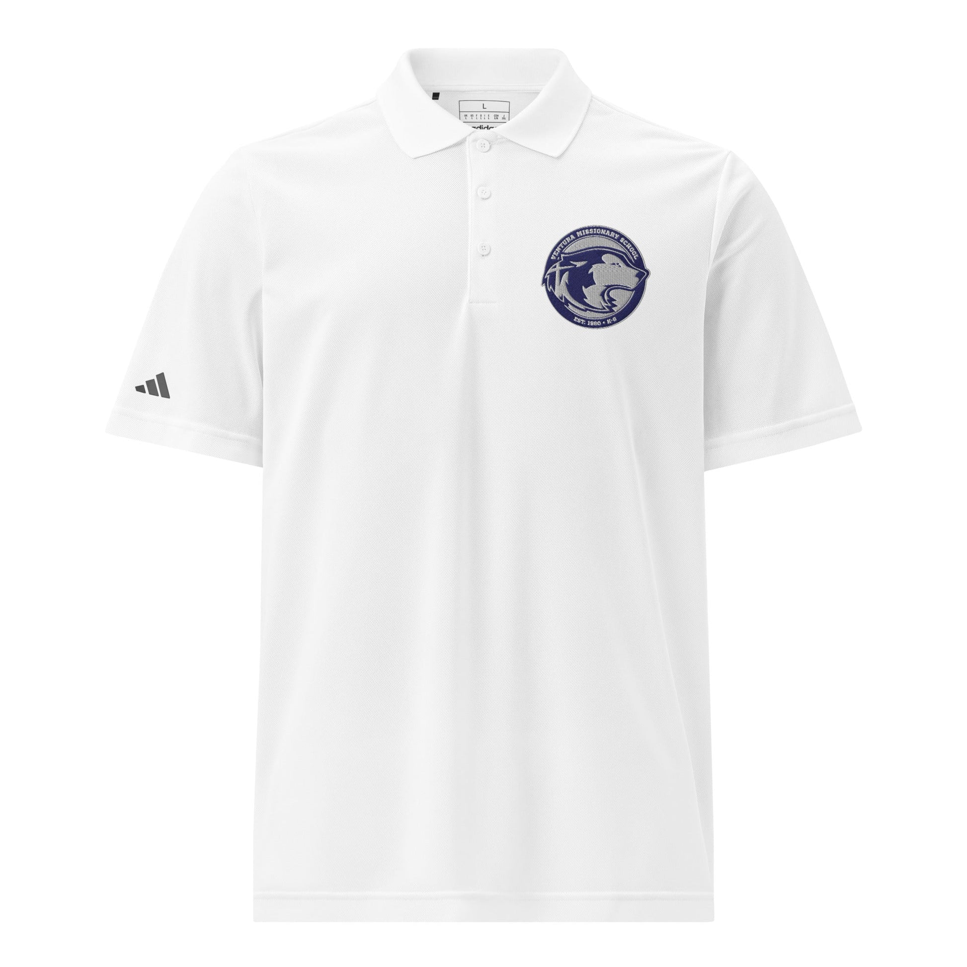 Signature | Embroidered Adidas Sport Polo | Ventura Missionary School