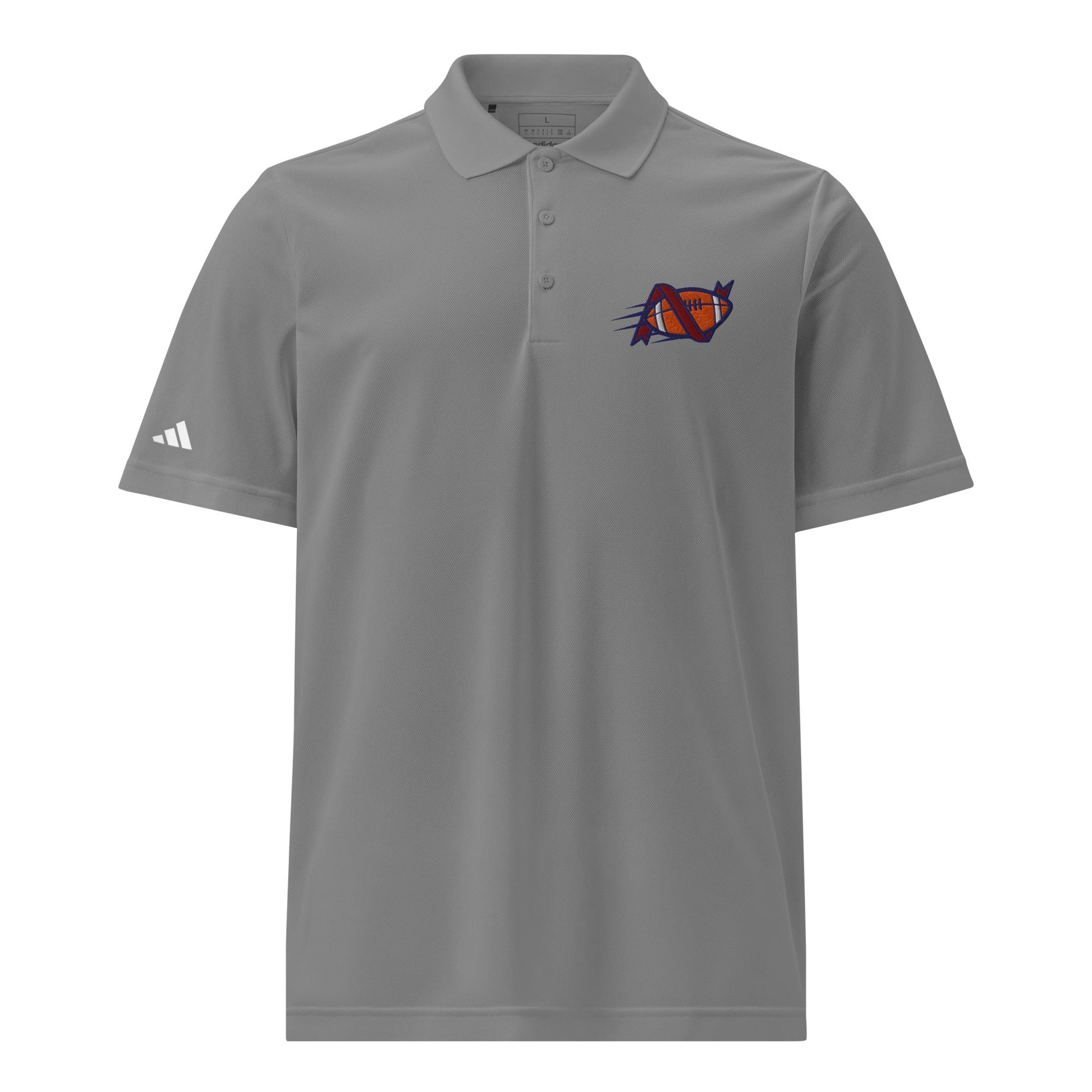 Signature | Embroidered Adidas Sport Polo | Warren Central Lady Vikes | Football Logo