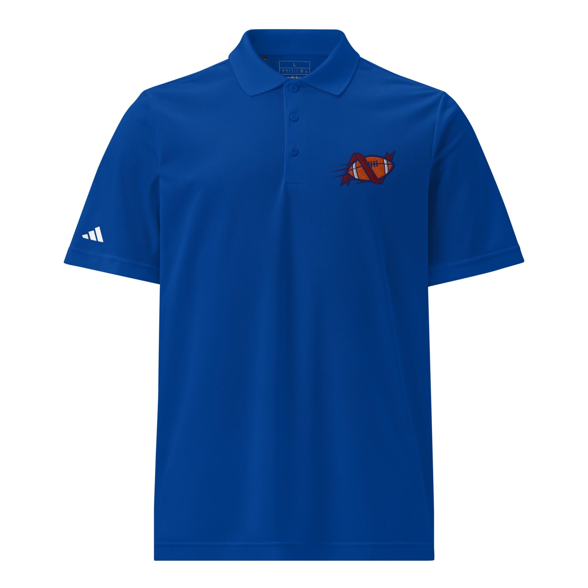 Signature | Embroidered Adidas Sport Polo | Warren Central Lady Vikes | Football Logo