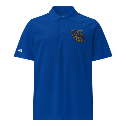 Signature | Embroidered Adidas Sport Polo | West Memphis Community Christian College Gators | WM-Mark Logo