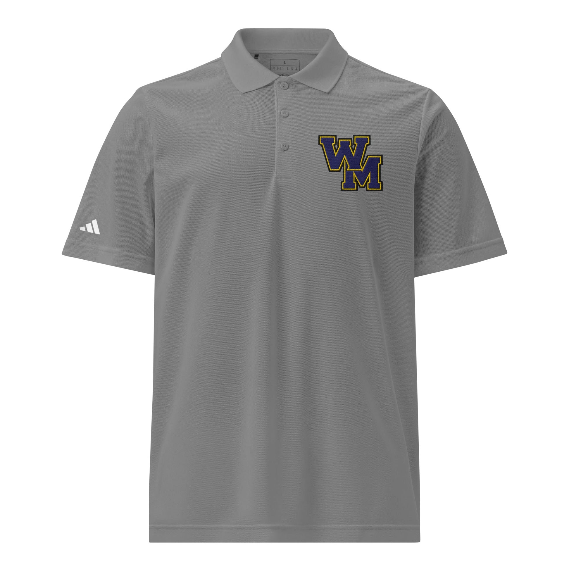 Signature | Embroidered Adidas Sport Polo | West Memphis Community Christian College Gators | WM-Mark Logo