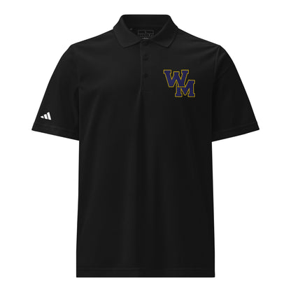 Signature | Embroidered Adidas Sport Polo | West Memphis Community Christian College Gators | WM-Mark Logo