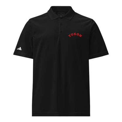 Signature | Embroidered Adidas Sport Polo | Yukon Student Council | Script Logo
