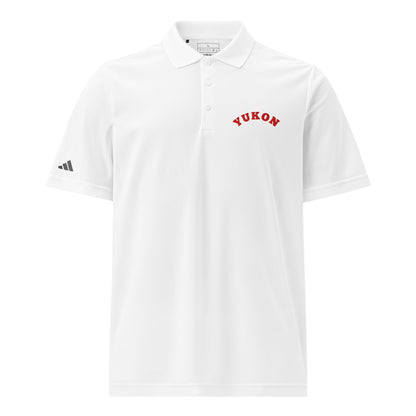 Signature | Embroidered Adidas Sport Polo | Yukon Student Council | Script Logo