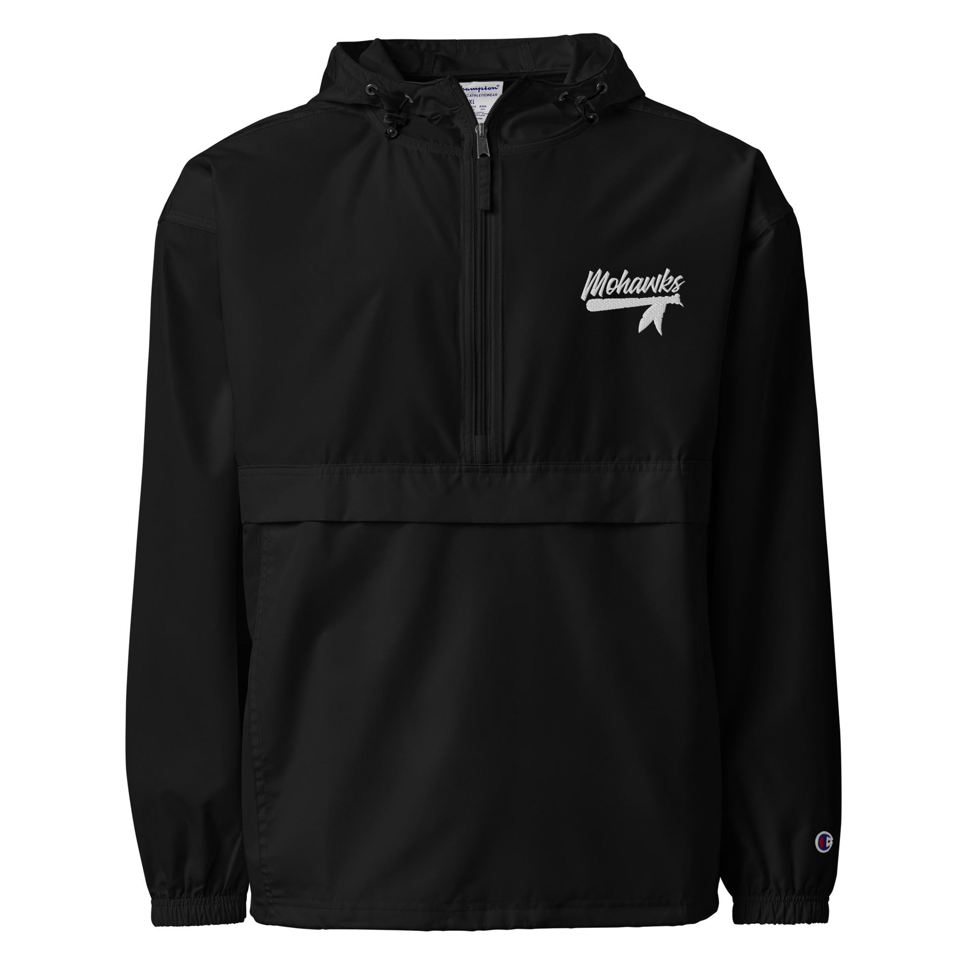 Signature | Embroidered Champion Anorak Jacket | Mohawks | Victory Feather Logo
