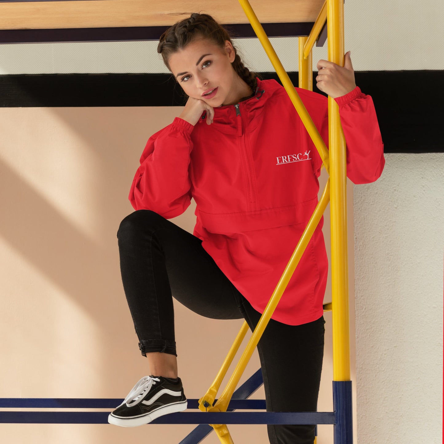 Signature | Embroidered Champion Packable Jacket | Elk River Figure Skating Club