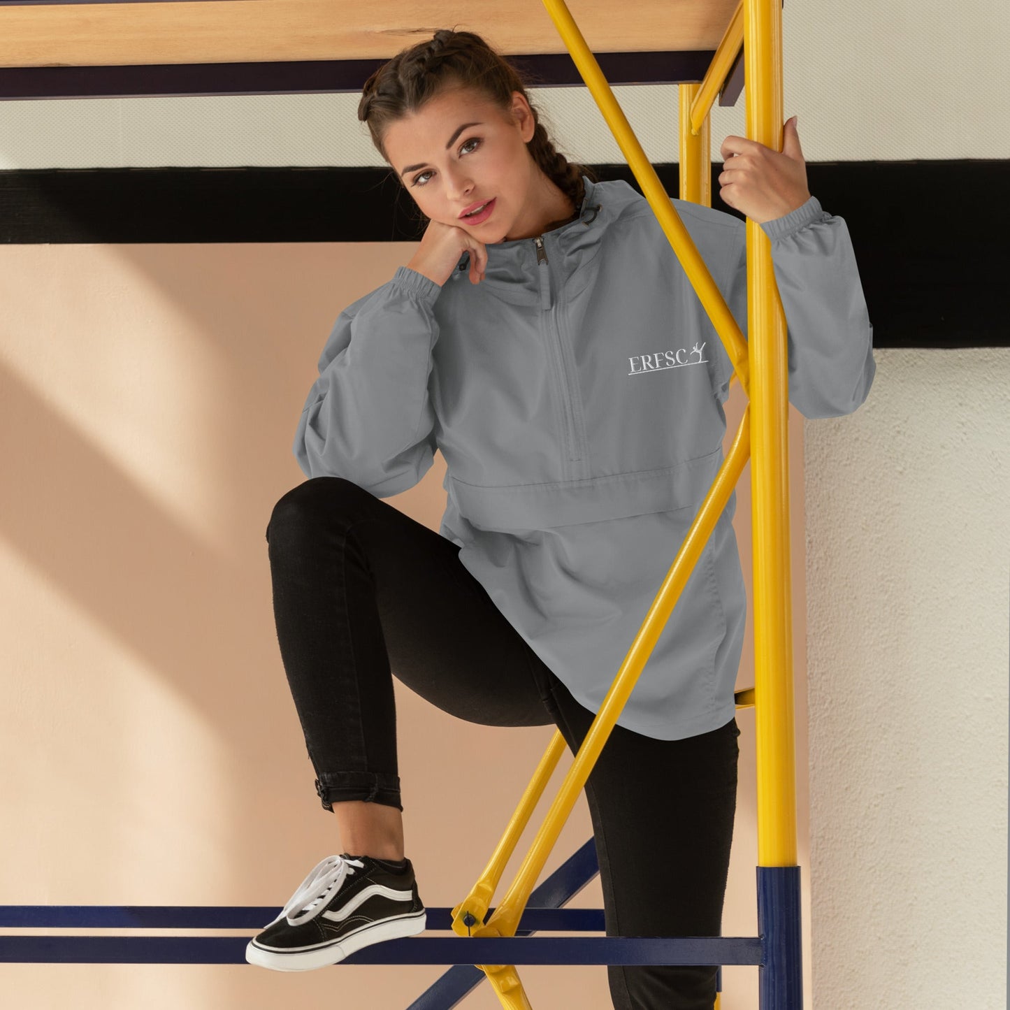 Signature | Embroidered Champion Packable Jacket | Elk River Figure Skating Club
