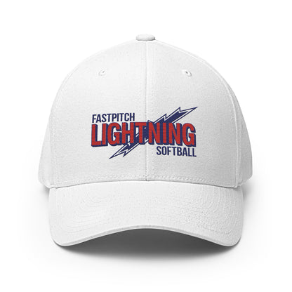 Signature | Flexfit Baseball Cap | Amherst Lightning Softball | Lightning Logo