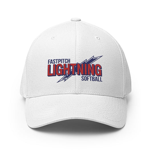 Signature | Flexfit Baseball Cap | Amherst Lightning Softball | Lightning Logo