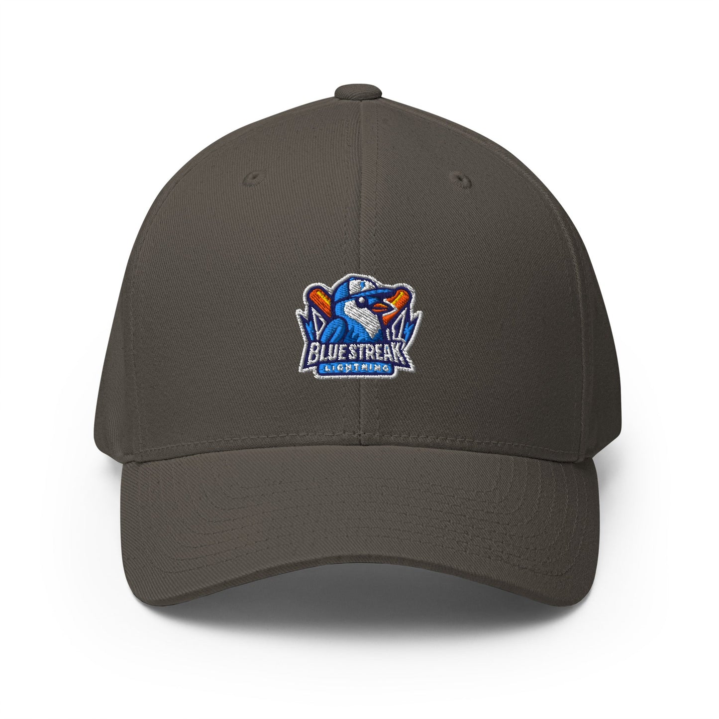 Signature | Flexfit Baseball Cap | Blue Streak Lightning | Mascot Logo