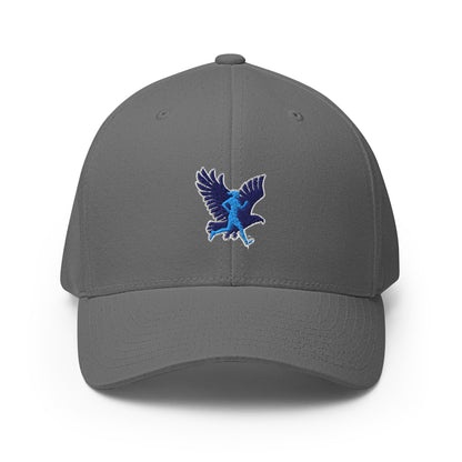 Signature | Flexfit Baseball Cap | Bowdoinham Rebel Runners | Aerial Runner Emblem Logo