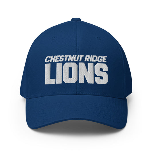 Signature | Flexfit Baseball Cap | Chestnut Ridge Lions Football | Script Logo