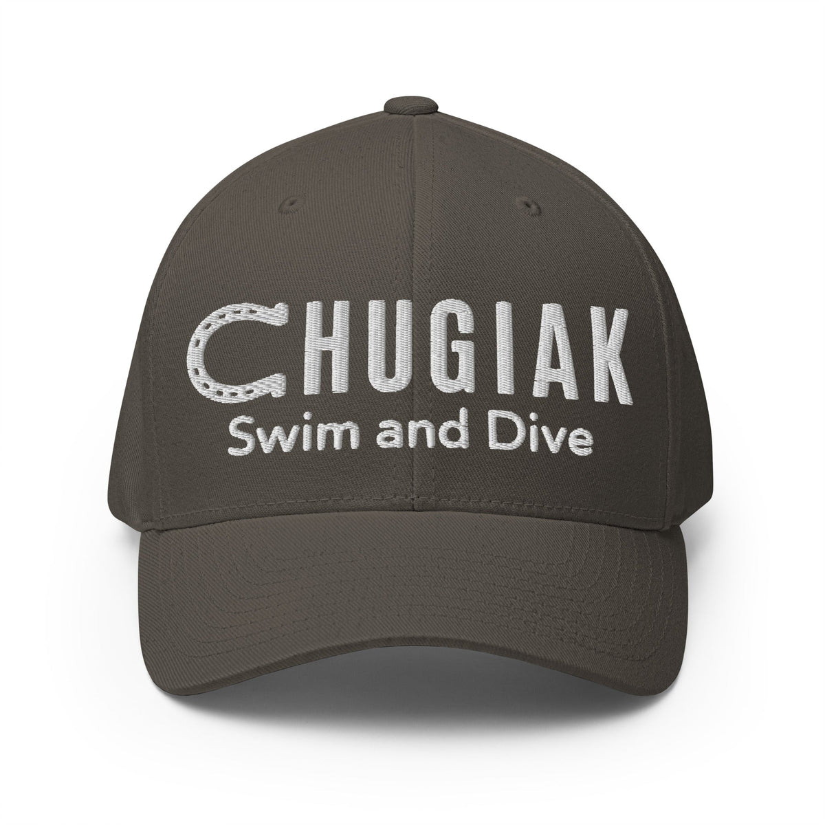 Signature | Flexfit Baseball Cap | Chugiak Mustang Swim & Dive | Crest Logo