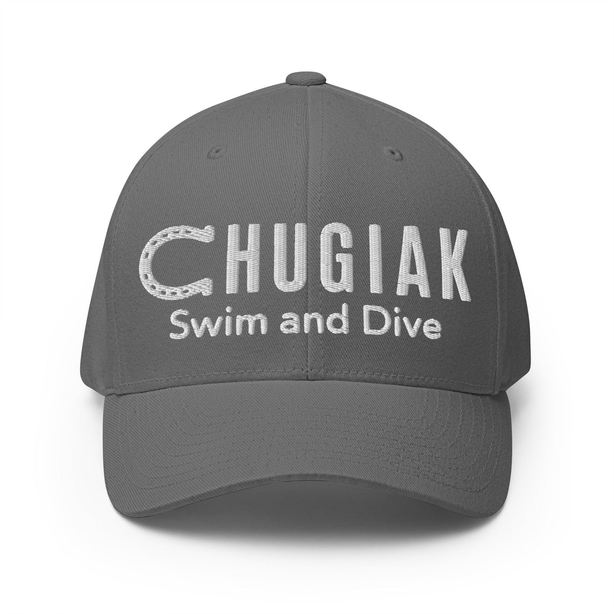 Signature | Flexfit Baseball Cap | Chugiak Mustang Swim & Dive | Crest Logo