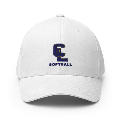 Signature | Flexfit Baseball Cap | Crean Lutheran Softball | Navy CL Softball Logo