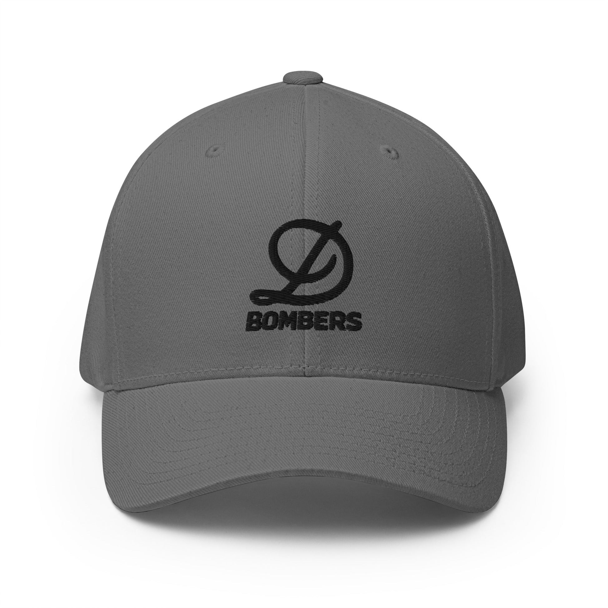 Signature | Flexfit Baseball Cap | Diamond Bombers | Bomber Varsity - Black Logo