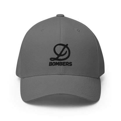 Signature | Flexfit Baseball Cap | Diamond Bombers | Bomber Varsity - Black Logo
