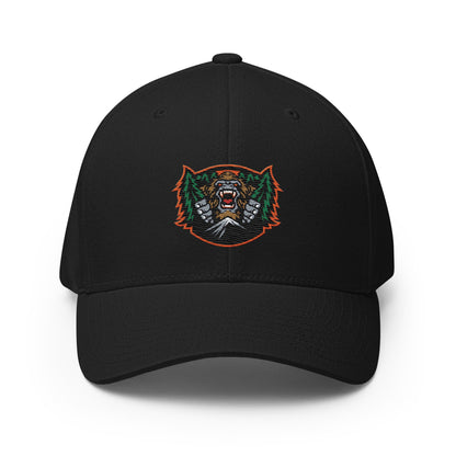 Signature | Flexfit Baseball Cap | JBLM Bigfoot Hockey Team | Mascot Logo