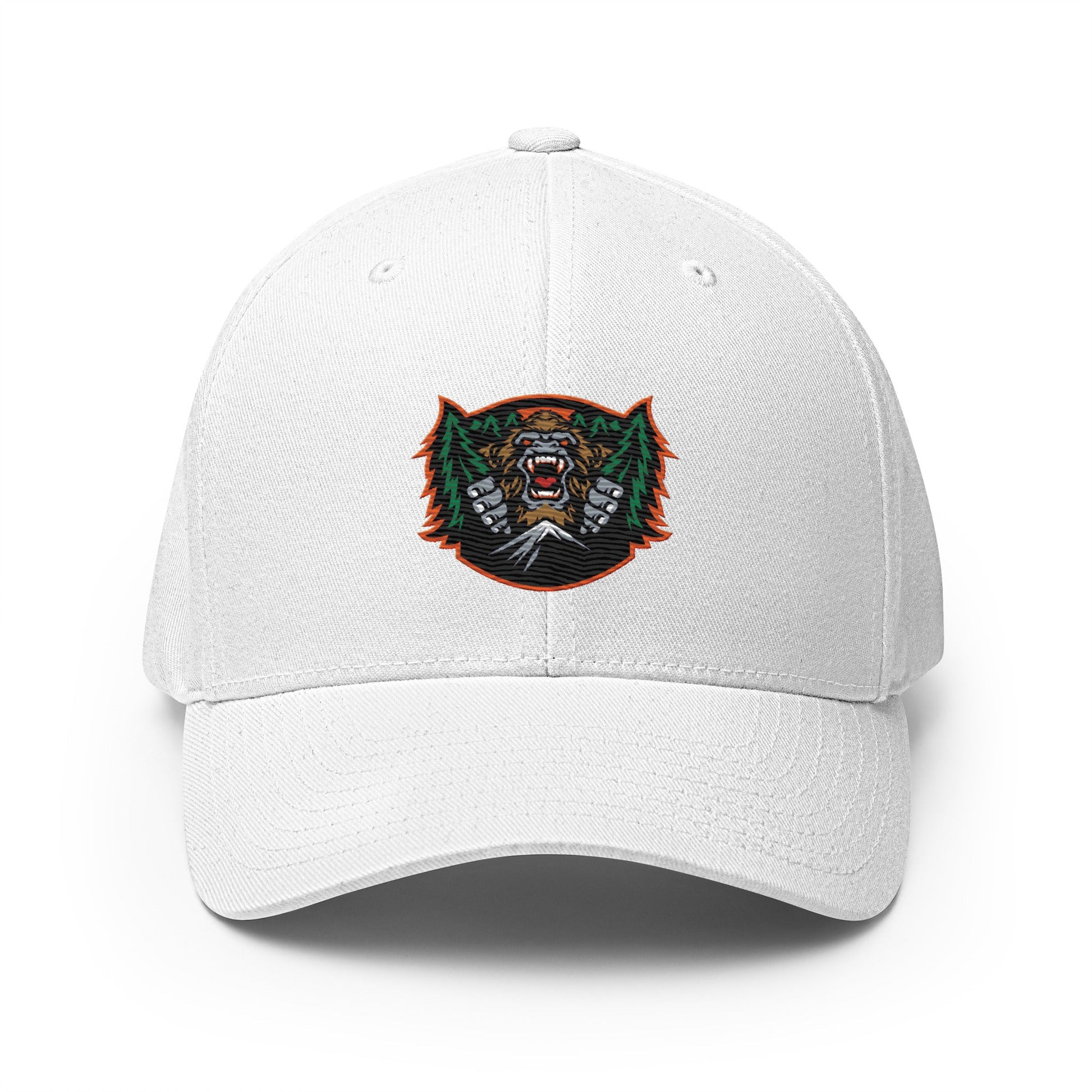 Signature | Flexfit Baseball Cap | JBLM Bigfoot Hockey Team | Mascot Logo