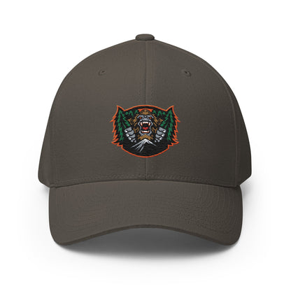 Signature | Flexfit Baseball Cap | JBLM Bigfoot Hockey Team | Mascot Logo