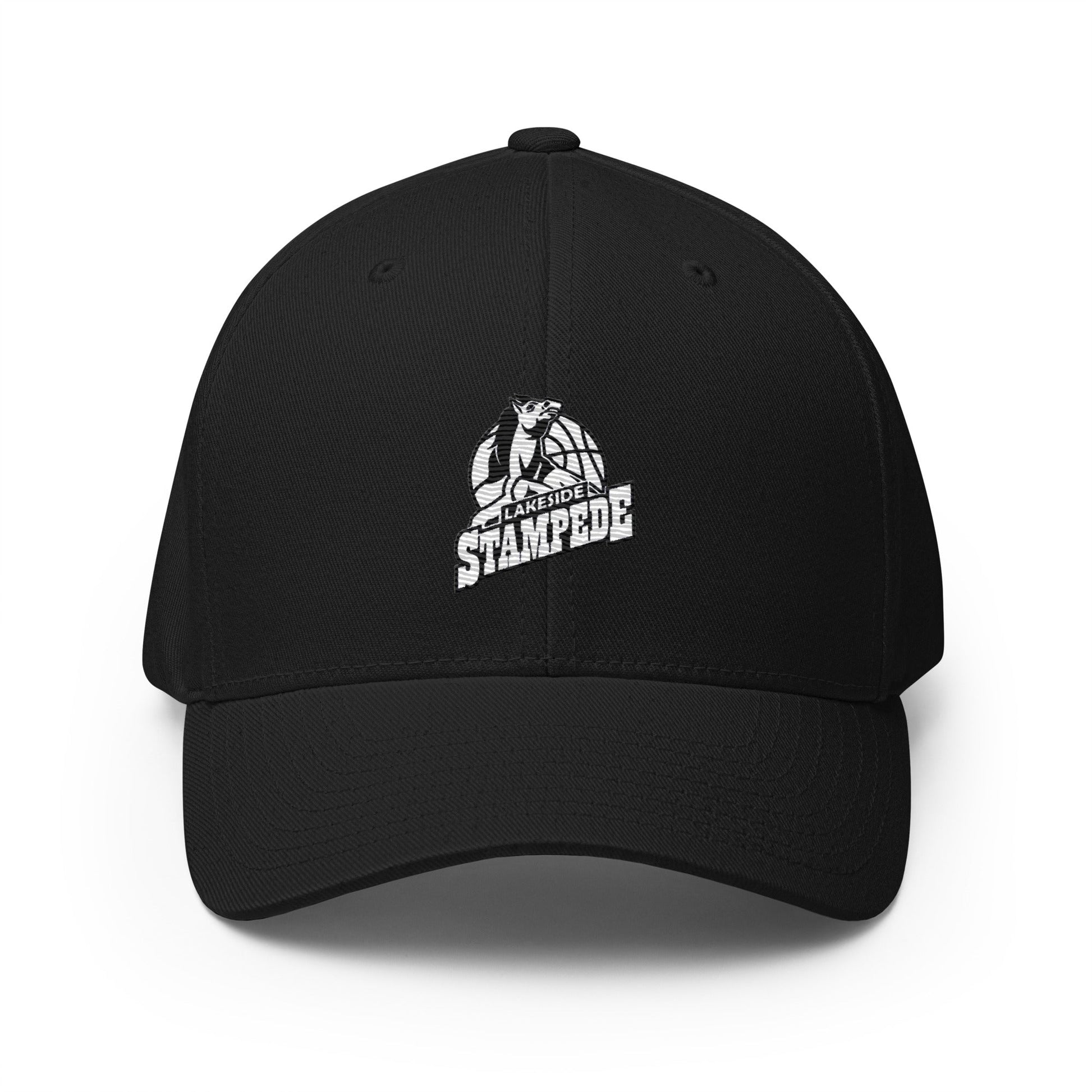 Signature | Flexfit Baseball Cap | Lakeside Stampede | Basketball Mascot Logo