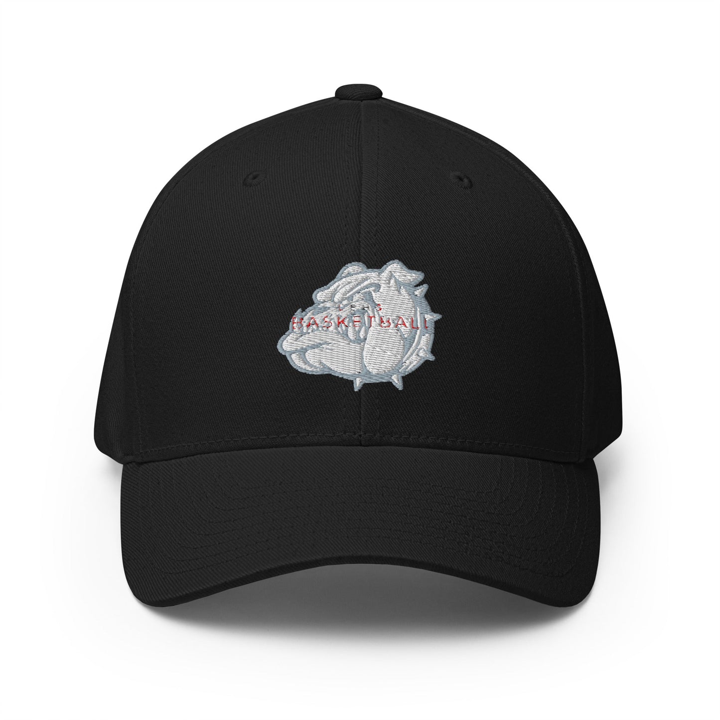 Signature | Flexfit Baseball Cap | Lynn English Cheerleading | Bulldogs Basketball Logo