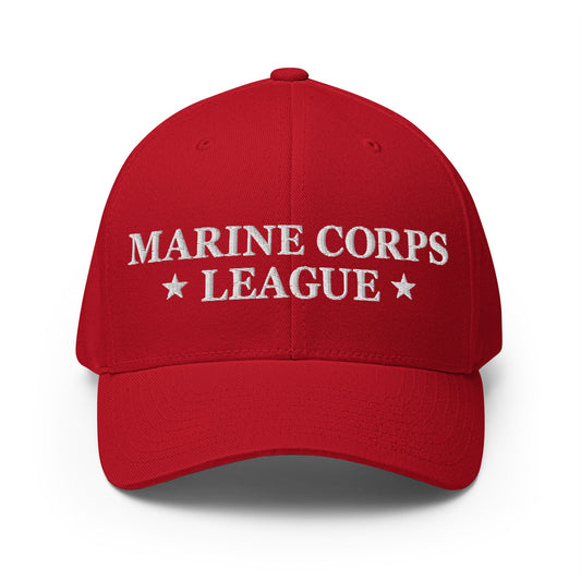 Signature | Flexfit Baseball Cap | Marine Corps League kings County Det 455 | Shield Logo