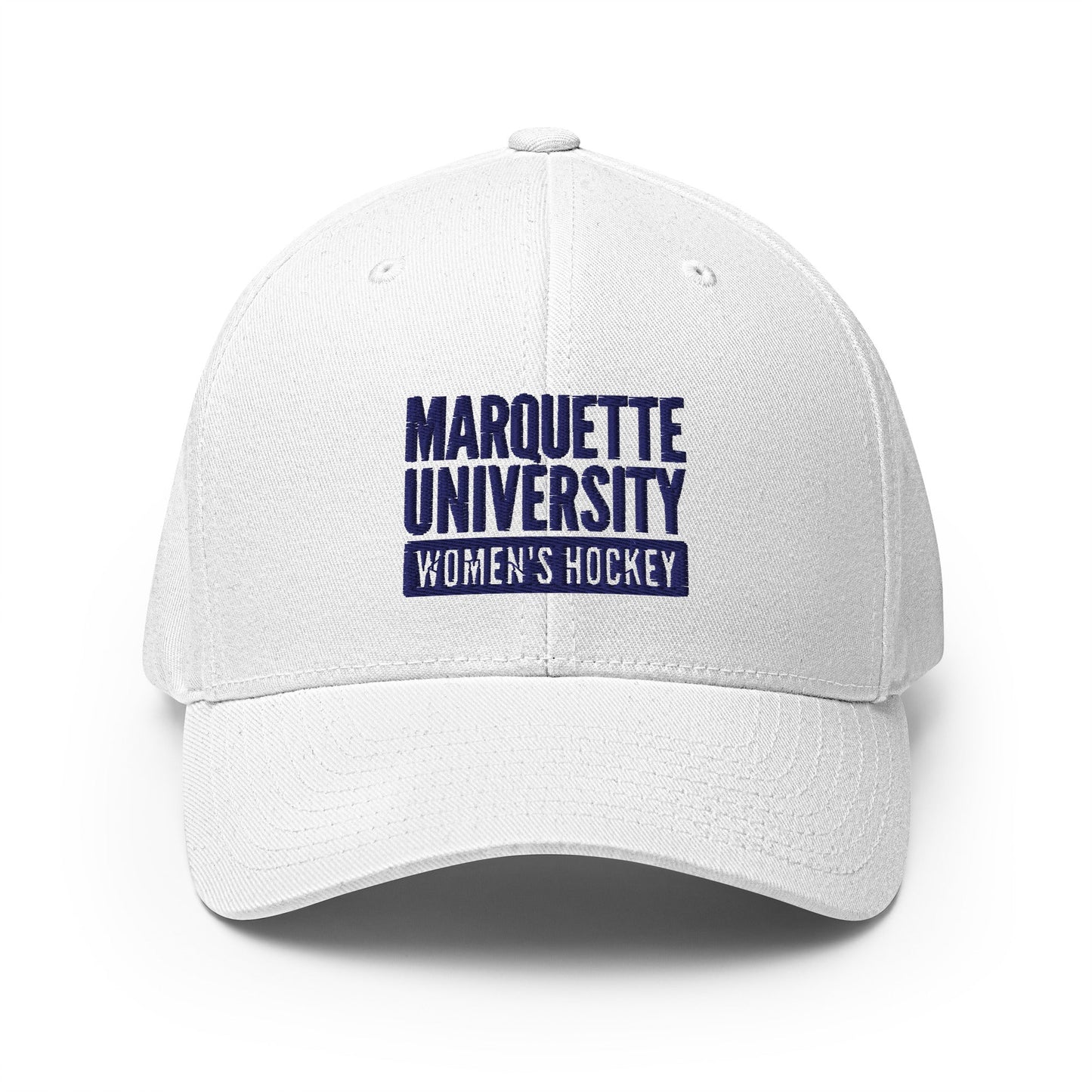 Signature | Flexfit Baseball Cap | Marquette University Women's Hockey | Modern Script Logo