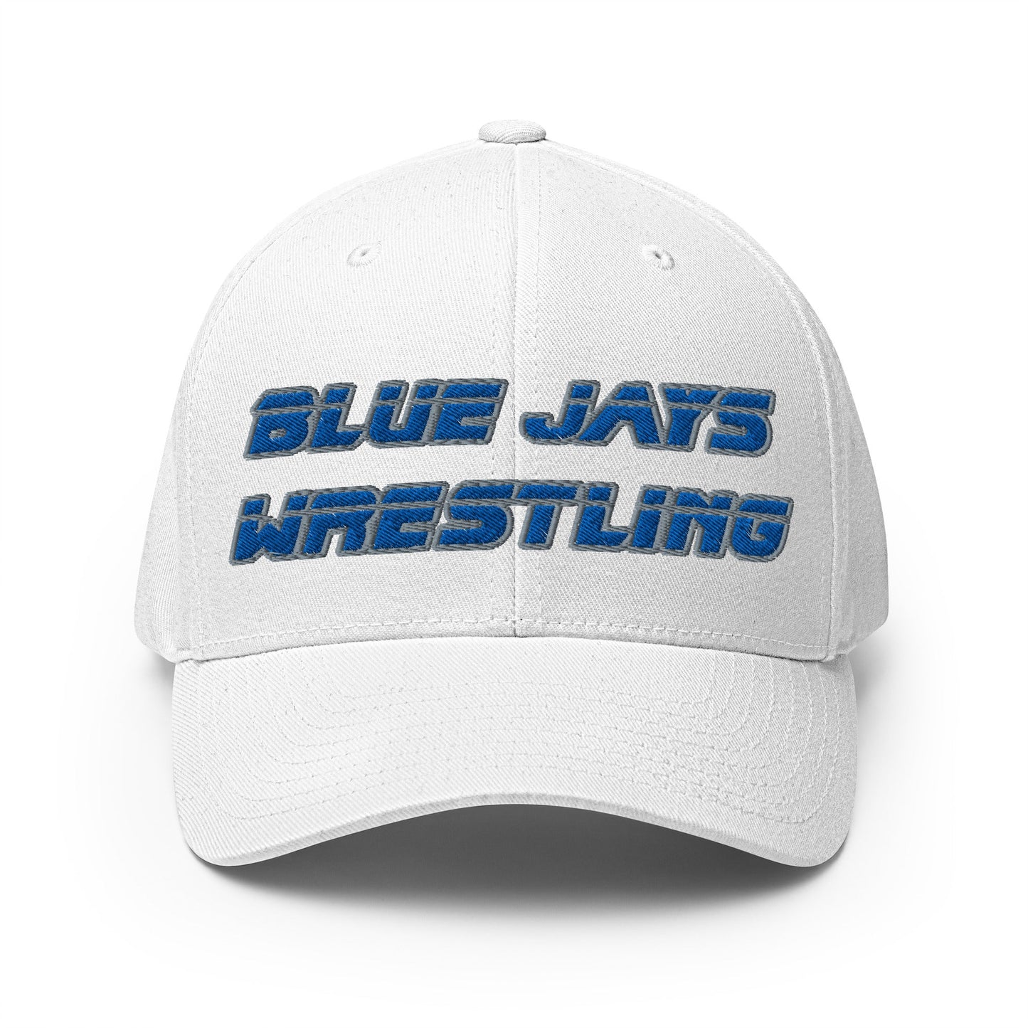 Signature | Flexfit Baseball Cap | Middlesex Bluejays Wrestling | Retro Wrestling Logo