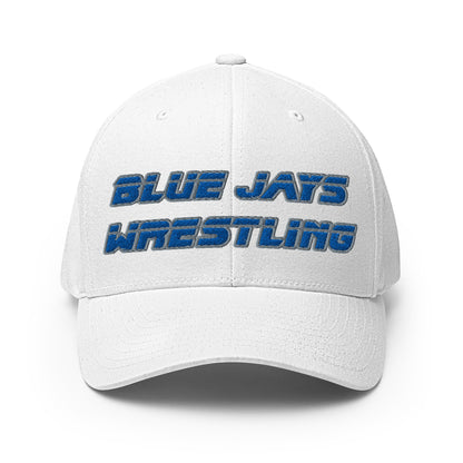 Signature | Flexfit Baseball Cap | Middlesex Bluejays Wrestling | Retro Wrestling Logo