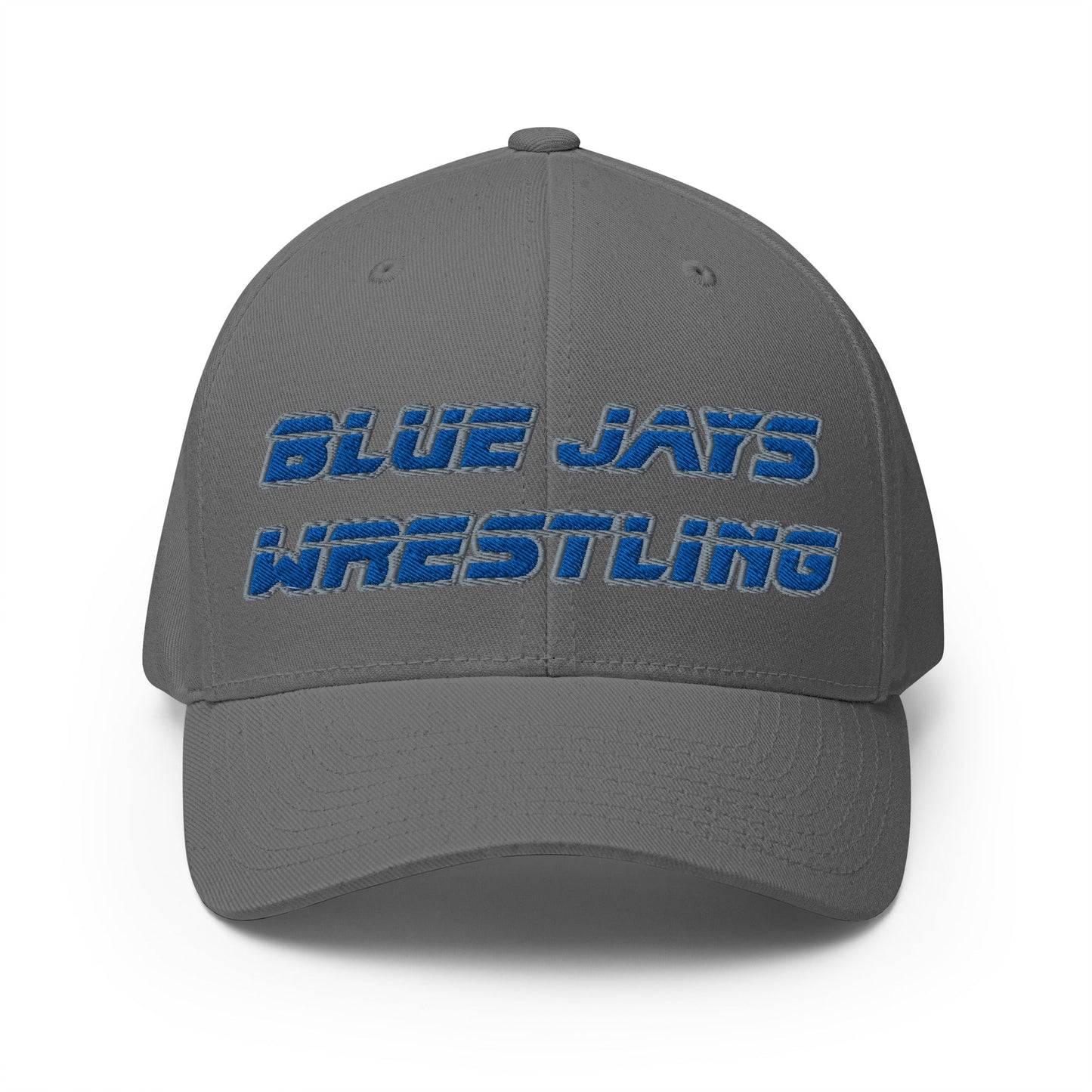 Signature | Flexfit Baseball Cap | Middlesex Bluejays Wrestling | Retro Wrestling Logo