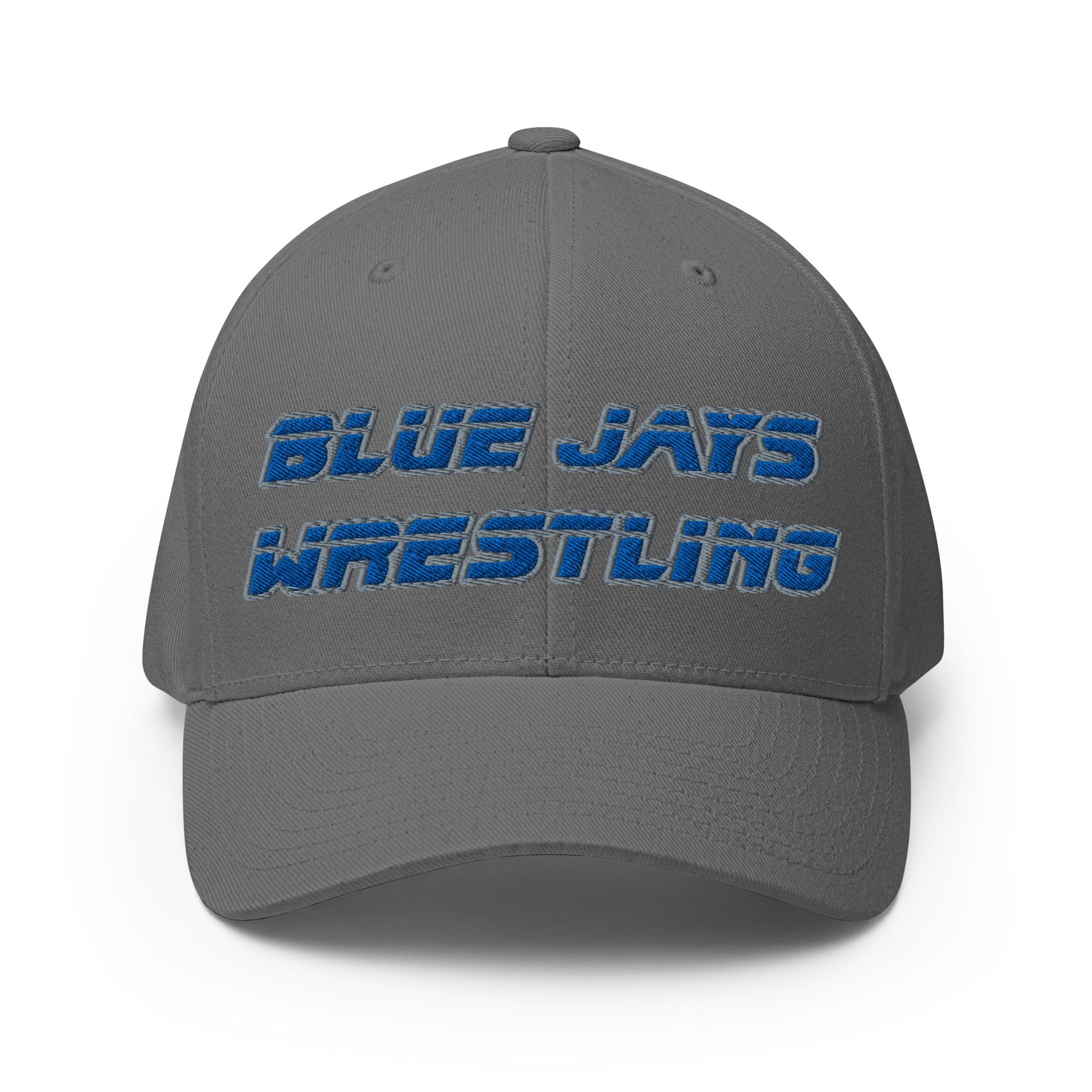 Signature | Flexfit Baseball Cap | Middlesex Bluejays Wrestling | Retro Wrestling Logo