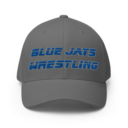 Signature | Flexfit Baseball Cap | Middlesex Bluejays Wrestling | Retro Wrestling Logo