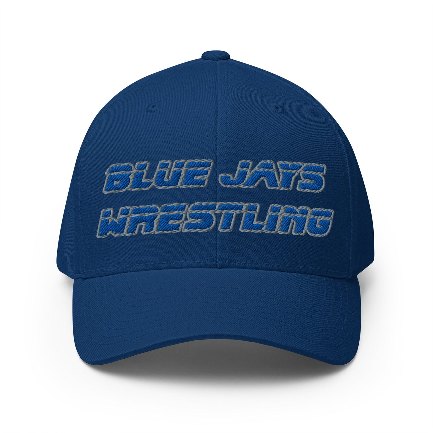 Signature | Flexfit Baseball Cap | Middlesex Bluejays Wrestling | Retro Wrestling Logo