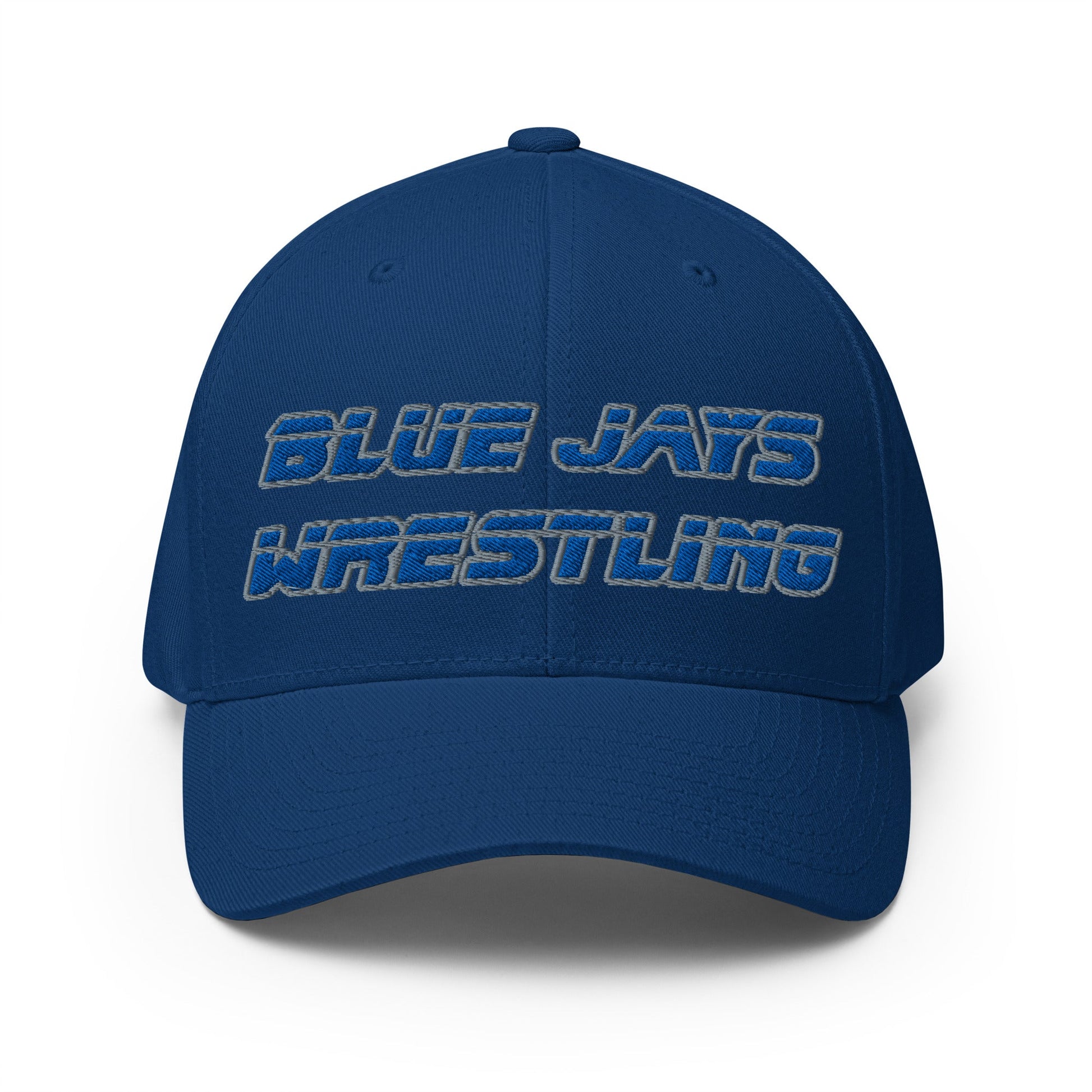 Signature | Flexfit Baseball Cap | Middlesex Bluejays Wrestling | Retro Wrestling Logo