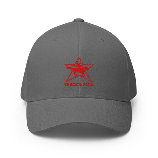 Signature | Flexfit Baseball Cap | North Lake Track and Field | Cowboy T&F Logo