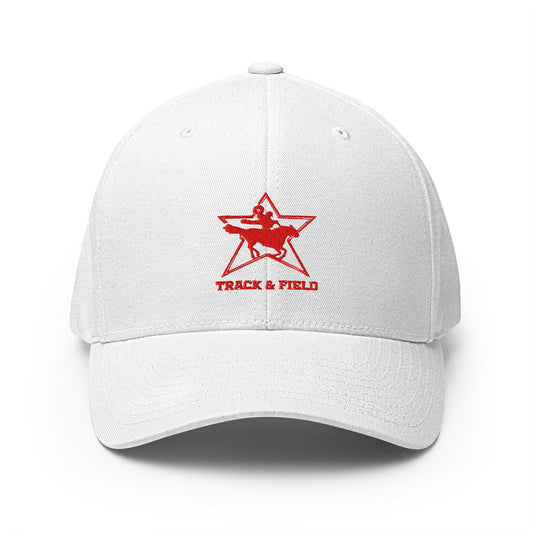Signature | Flexfit Baseball Cap | North Lake Track and Field | Cowboy T&F Logo