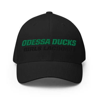 Signature | Flexfit Baseball Cap | Odessa Girls Lacrosse | Duck Sticks Logo
