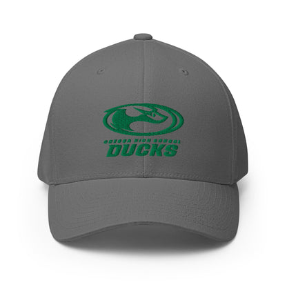 Signature | Flexfit Baseball Cap | Odessa Girls Lacrosse | Ducks Green Logo