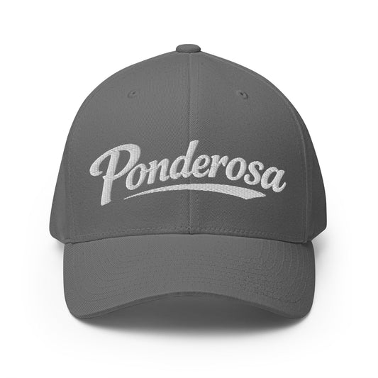 Signature | Flexfit Baseball Cap | Ponderosa Reunion | Painted Mountain Crest Logo