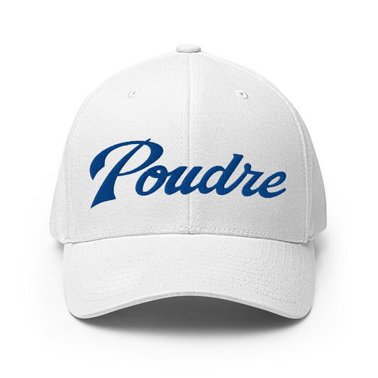 Signature | Flexfit Baseball Cap | Poudre Football | Emblem Logo