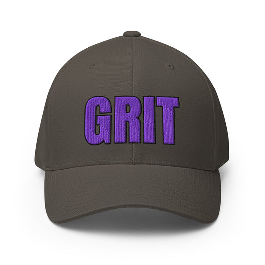 Signature | Flexfit Baseball Cap | Pure Grit Softball | Purple Logo