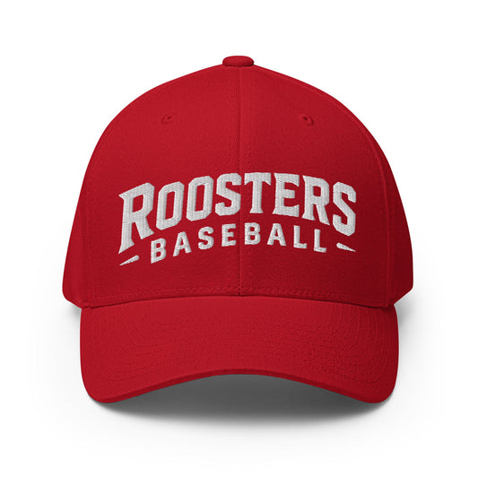 Signature | Flexfit Baseball Cap | Rooster Nation | Athletic Crest Logo
