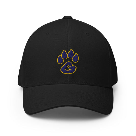 Signature | Flexfit Baseball Cap | Rutherford County Grizzlies Football | Paw Print Logo