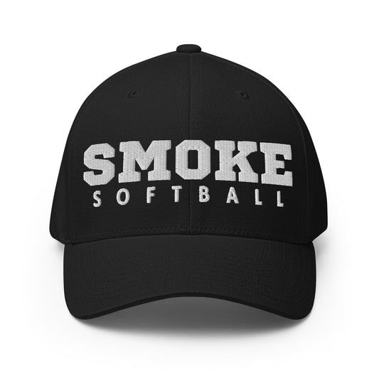 Signature | Flexfit Baseball Cap | Smoke 14U Softball | Modern Script Logo