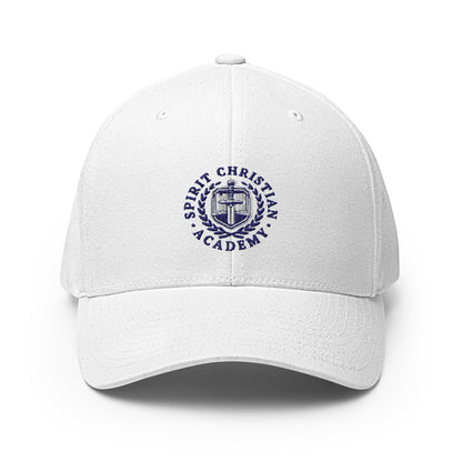 Signature | Flexfit Baseball Cap | Spirit Christian Academy | Navy Script Logo