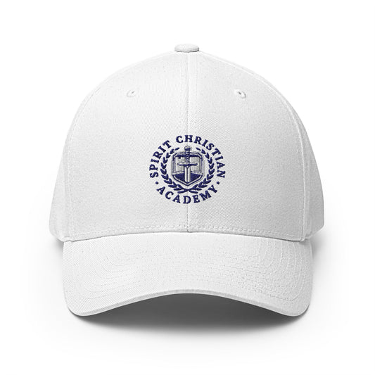 Signature | Flexfit Baseball Cap | Spirit Christian Academy | Navy Script Logo