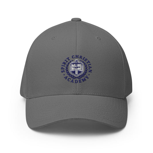 Signature | Flexfit Baseball Cap | Spirit Christian Academy | Navy Script Logo