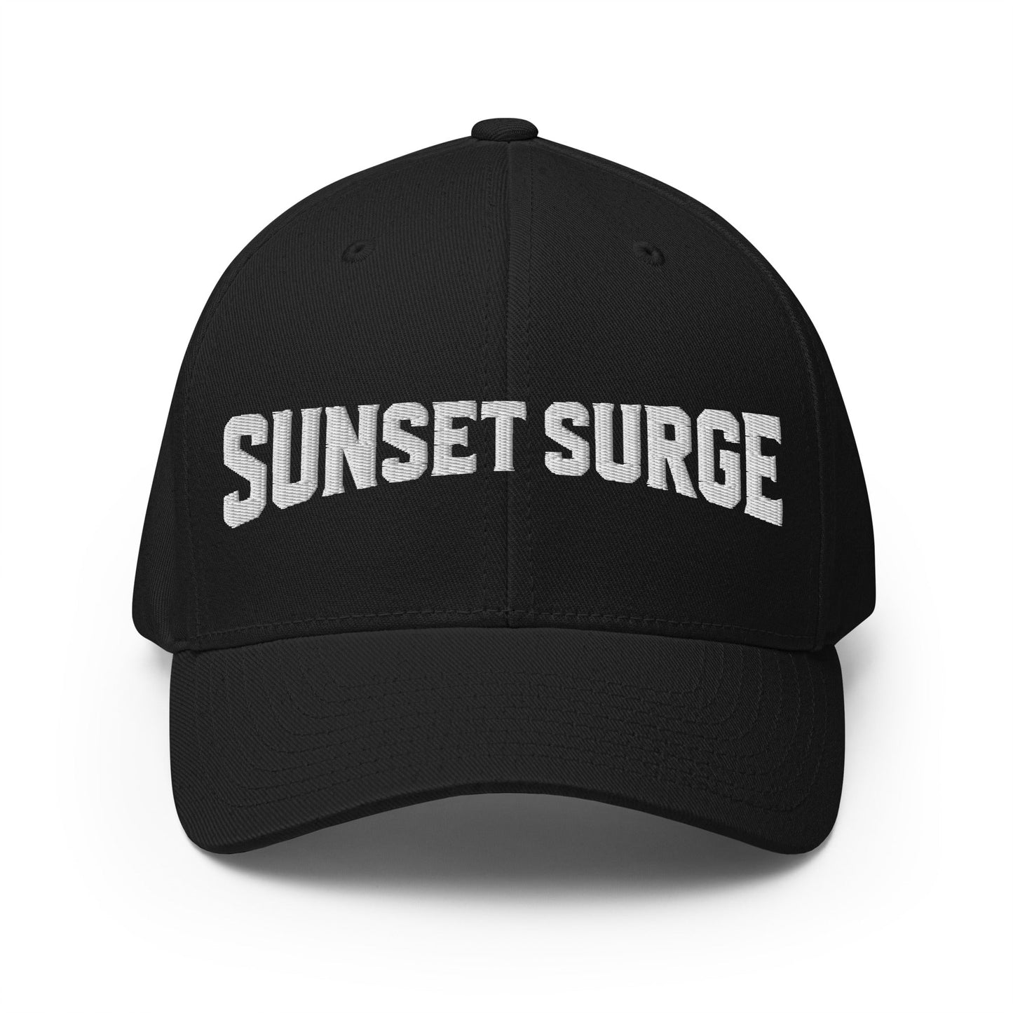 Signature | Flexfit Baseball Cap | Sunset Surge All-Star Cheerleading | Crest Logo