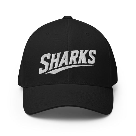 Signature | Flexfit Baseball Cap | The Sharks Baseball Team | Script Logo
